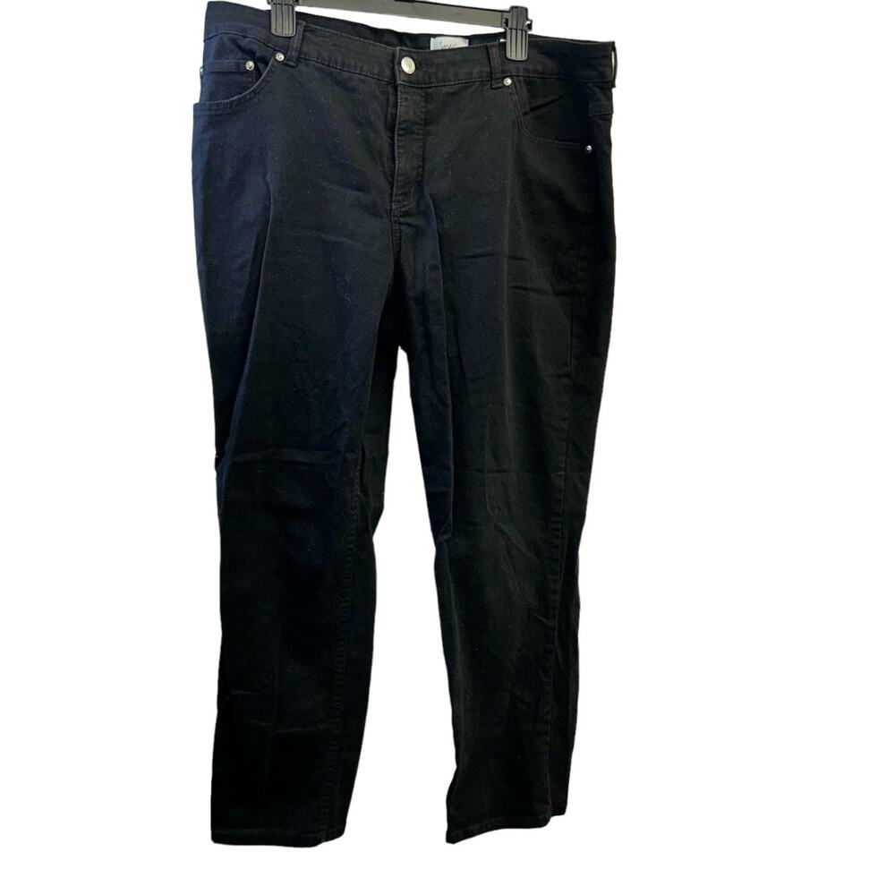 JMS Just My Size Black Classic Fit Stretch Jeans